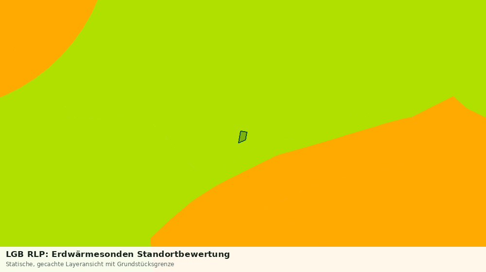 Statische Kartenansicht: LGB RLP: Erdwärmesonden Standortbewertung