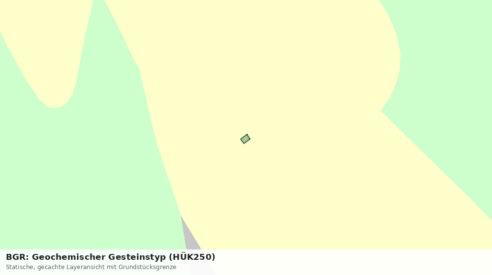 Statische Kartenansicht: BGR: Geochemischer Gesteinstyp (HÜK250)