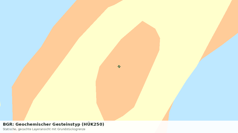Statische Kartenansicht: BGR: Geochemischer Gesteinstyp (HÜK250)
