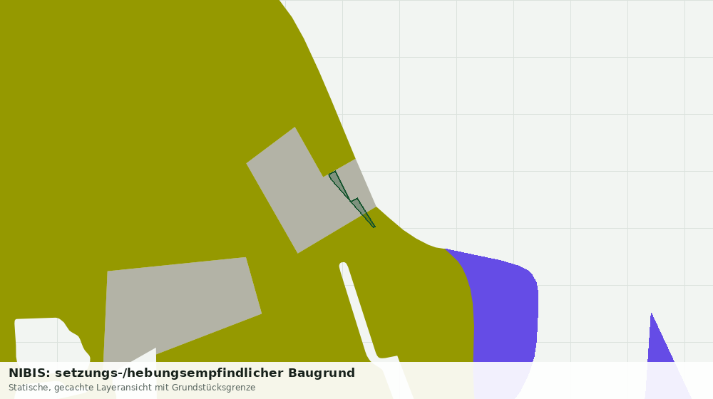 Statische Kartenansicht: NIBIS: setzungs-/hebungsempfindlicher Baugrund