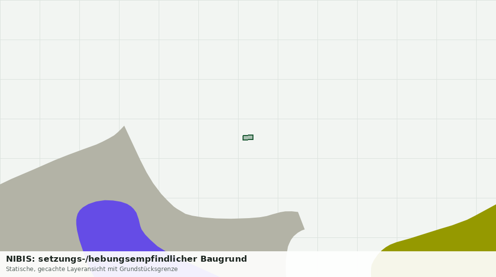 Statische Kartenansicht: NIBIS: setzungs-/hebungsempfindlicher Baugrund