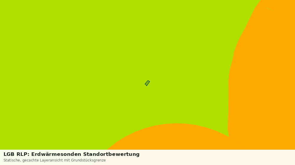 Statische Kartenansicht: LGB RLP: Erdwärmesonden Standortbewertung