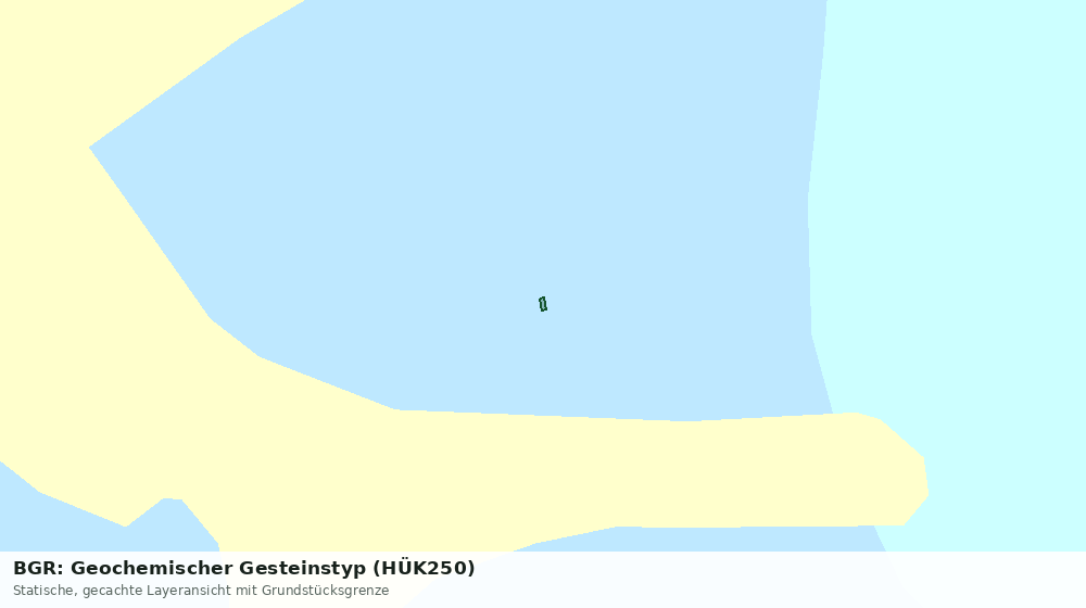 Statische Kartenansicht: BGR: Geochemischer Gesteinstyp (HÜK250)