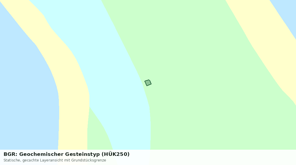 Statische Kartenansicht: BGR: Geochemischer Gesteinstyp (HÜK250)