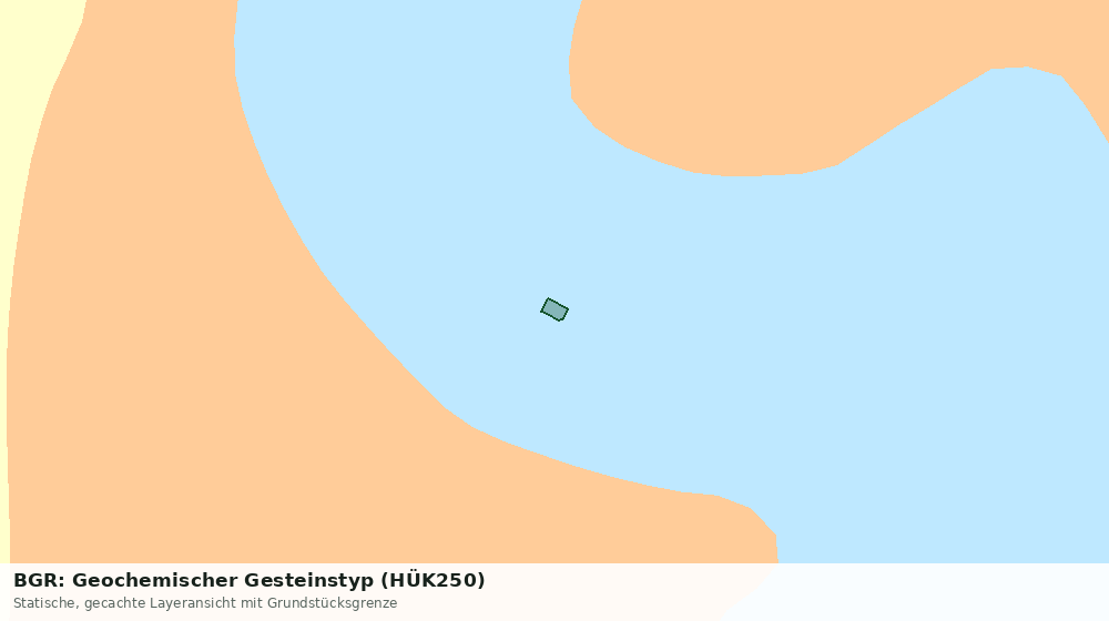 Statische Kartenansicht: BGR: Geochemischer Gesteinstyp (HÜK250)