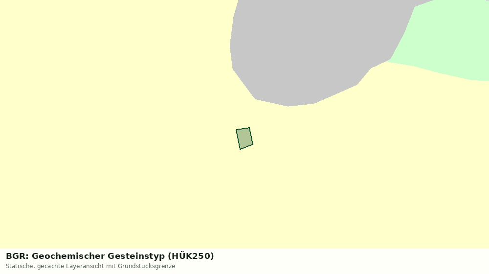Statische Kartenansicht: BGR: Geochemischer Gesteinstyp (HÜK250)