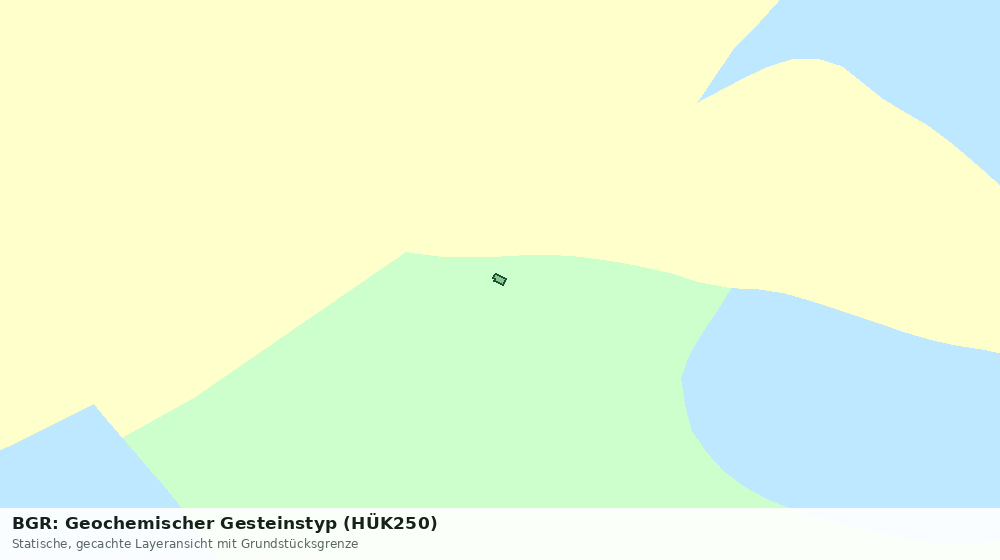 Statische Kartenansicht: BGR: Geochemischer Gesteinstyp (HÜK250)