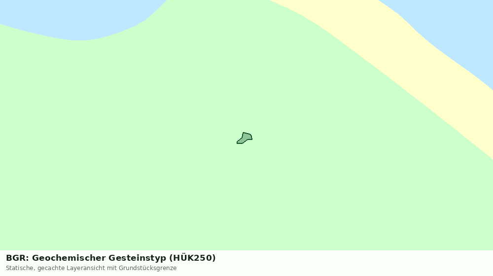 Statische Kartenansicht: BGR: Geochemischer Gesteinstyp (HÜK250)