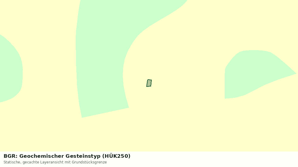 Statische Kartenansicht: BGR: Geochemischer Gesteinstyp (HÜK250)