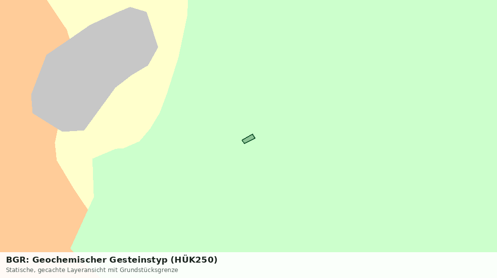 Statische Kartenansicht: BGR: Geochemischer Gesteinstyp (HÜK250)