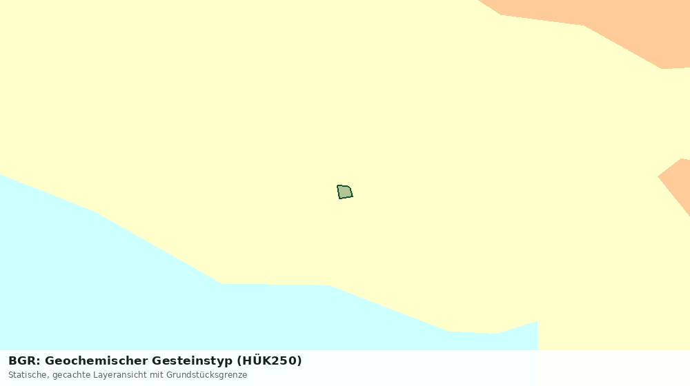 Statische Kartenansicht: BGR: Geochemischer Gesteinstyp (HÜK250)