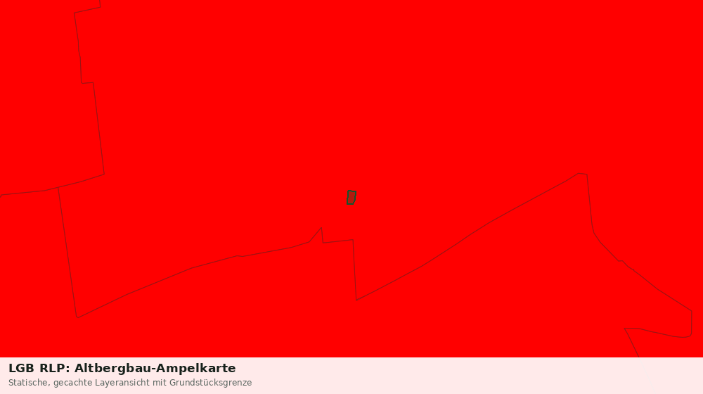 Statische Kartenansicht: LGB RLP: Altbergbau-Ampelkarte
