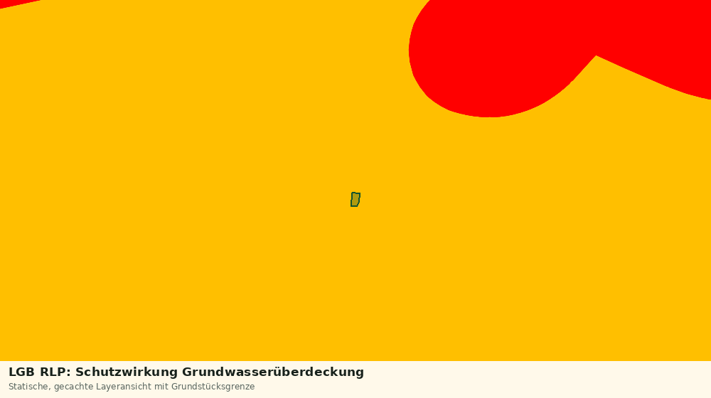 Statische Kartenansicht: LGB RLP: Schutzwirkung Grundwasserüberdeckung