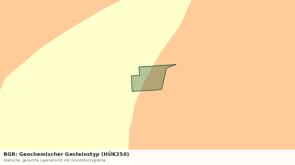 Statische Kartenansicht: BGR: Geochemischer Gesteinstyp (HÜK250)