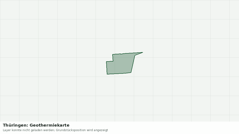 Statische Kartenansicht: Thüringen: Geothermiekarte