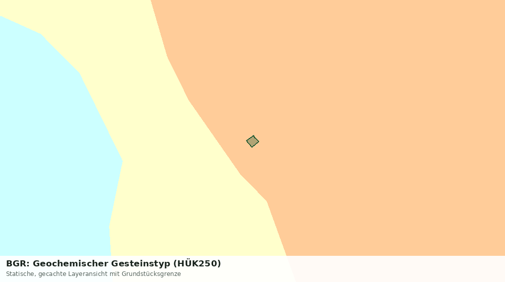 Statische Kartenansicht: BGR: Geochemischer Gesteinstyp (HÜK250)