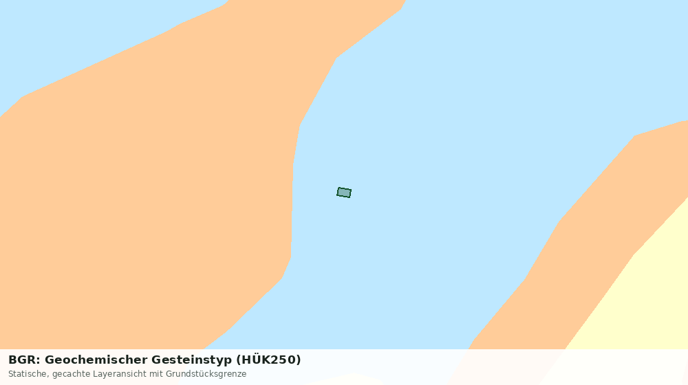 Statische Kartenansicht: BGR: Geochemischer Gesteinstyp (HÜK250)