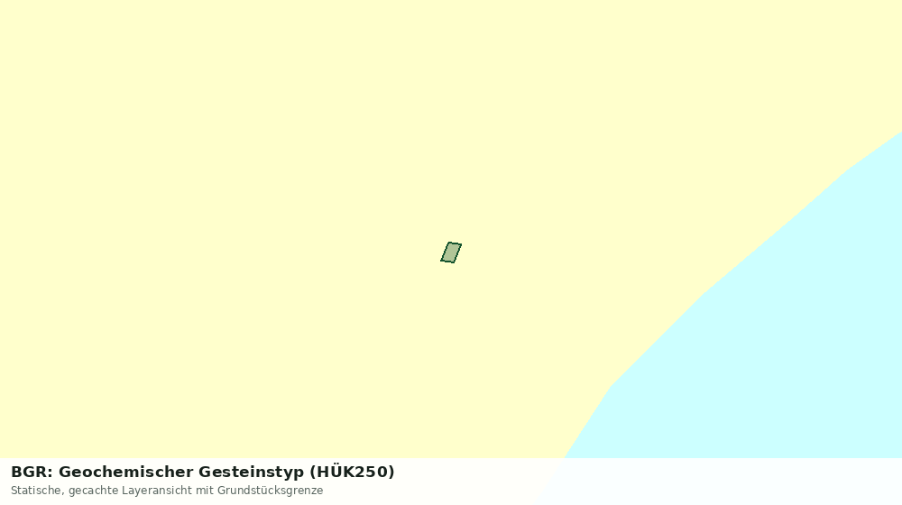 Statische Kartenansicht: BGR: Geochemischer Gesteinstyp (HÜK250)