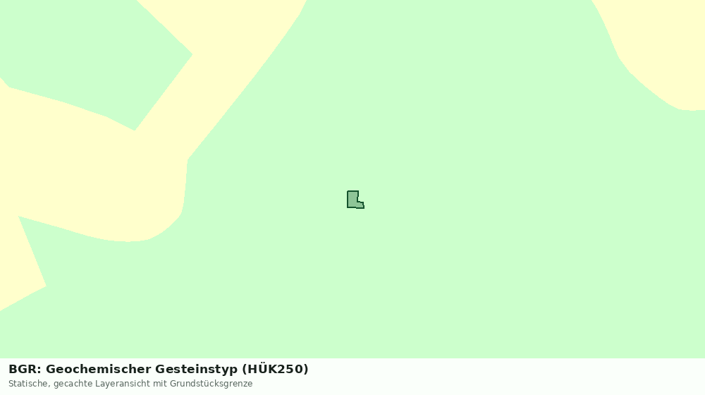 Statische Kartenansicht: BGR: Geochemischer Gesteinstyp (HÜK250)
