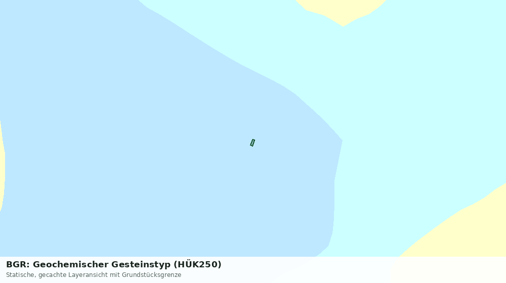 Statische Kartenansicht: BGR: Geochemischer Gesteinstyp (HÜK250)