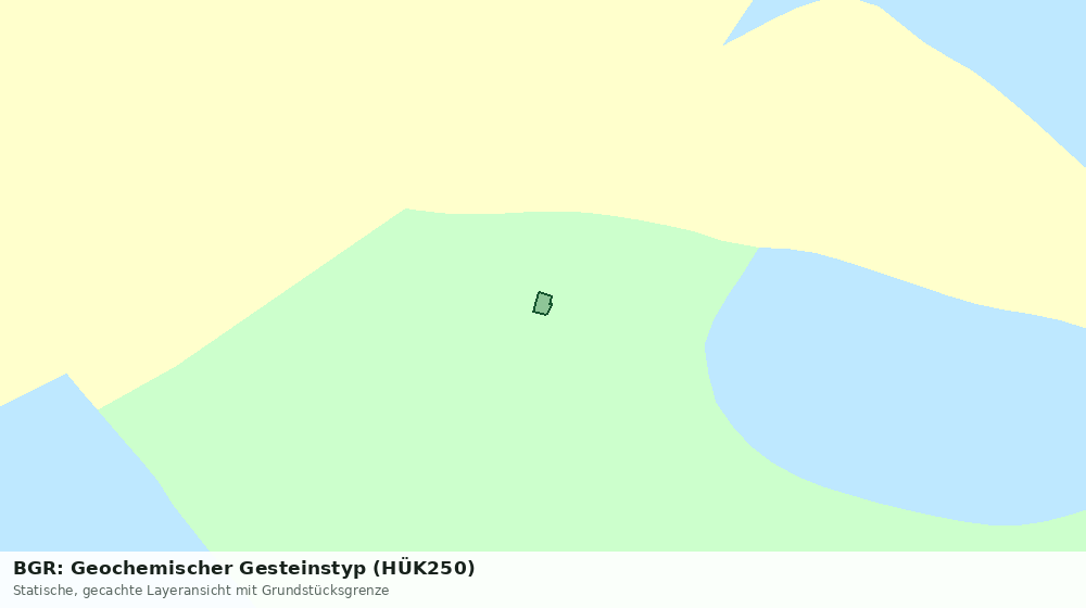 Statische Kartenansicht: BGR: Geochemischer Gesteinstyp (HÜK250)