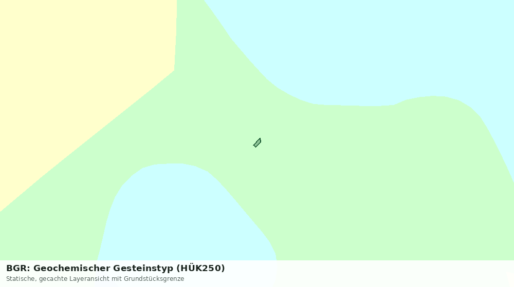 Statische Kartenansicht: BGR: Geochemischer Gesteinstyp (HÜK250)