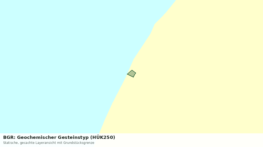 Statische Kartenansicht: BGR: Geochemischer Gesteinstyp (HÜK250)
