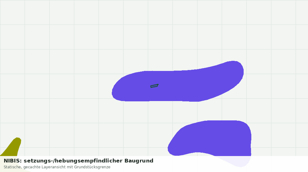 Statische Kartenansicht: NIBIS: setzungs-/hebungsempfindlicher Baugrund
