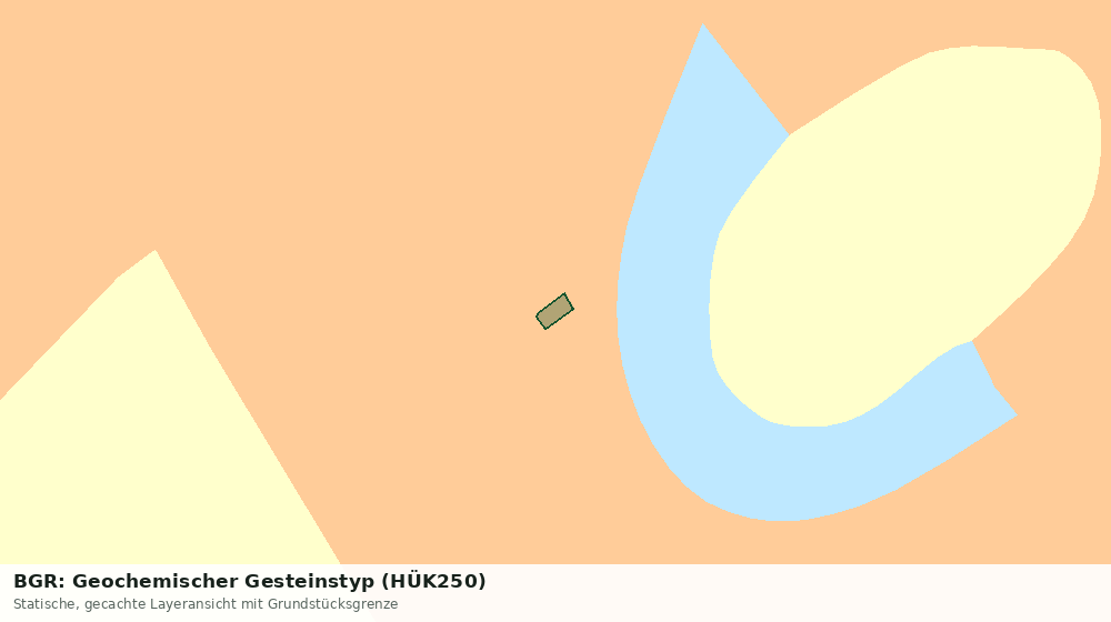 Statische Kartenansicht: BGR: Geochemischer Gesteinstyp (HÜK250)