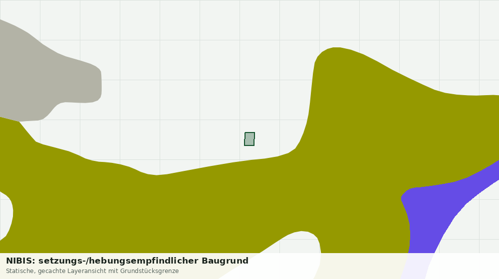 Statische Kartenansicht: NIBIS: setzungs-/hebungsempfindlicher Baugrund