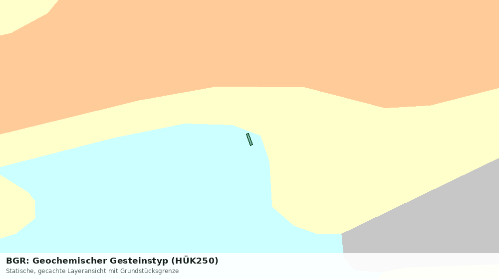 Statische Kartenansicht: BGR: Geochemischer Gesteinstyp (HÜK250)