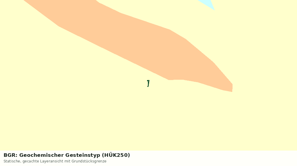 Statische Kartenansicht: BGR: Geochemischer Gesteinstyp (HÜK250)