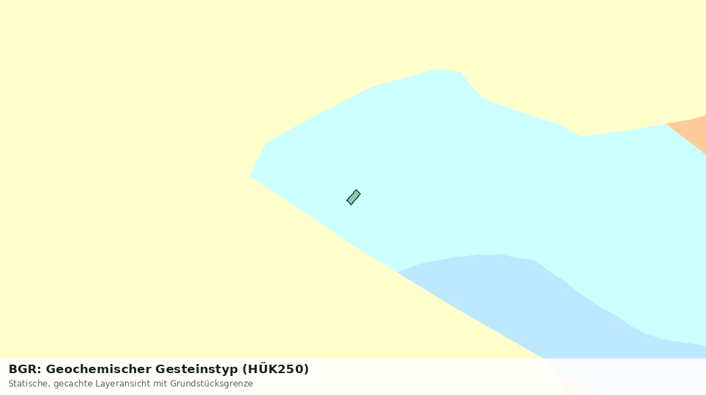 Statische Kartenansicht: BGR: Geochemischer Gesteinstyp (HÜK250)