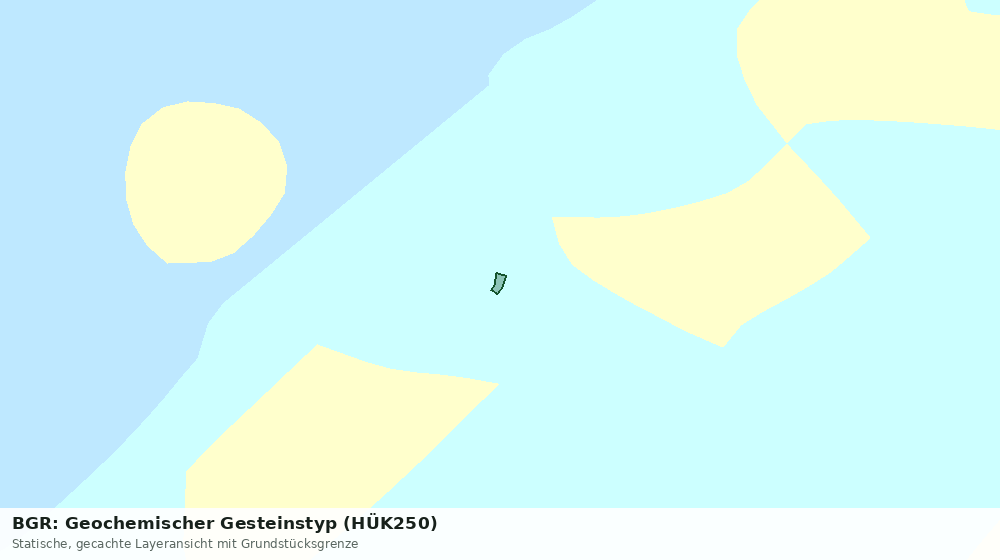 Statische Kartenansicht: BGR: Geochemischer Gesteinstyp (HÜK250)