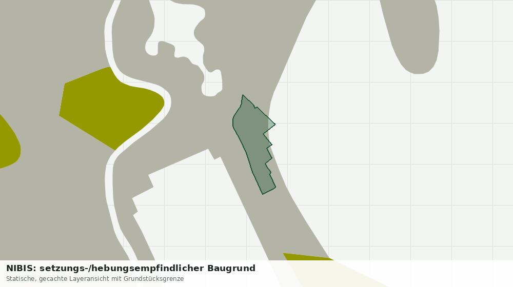 Statische Kartenansicht: NIBIS: setzungs-/hebungsempfindlicher Baugrund