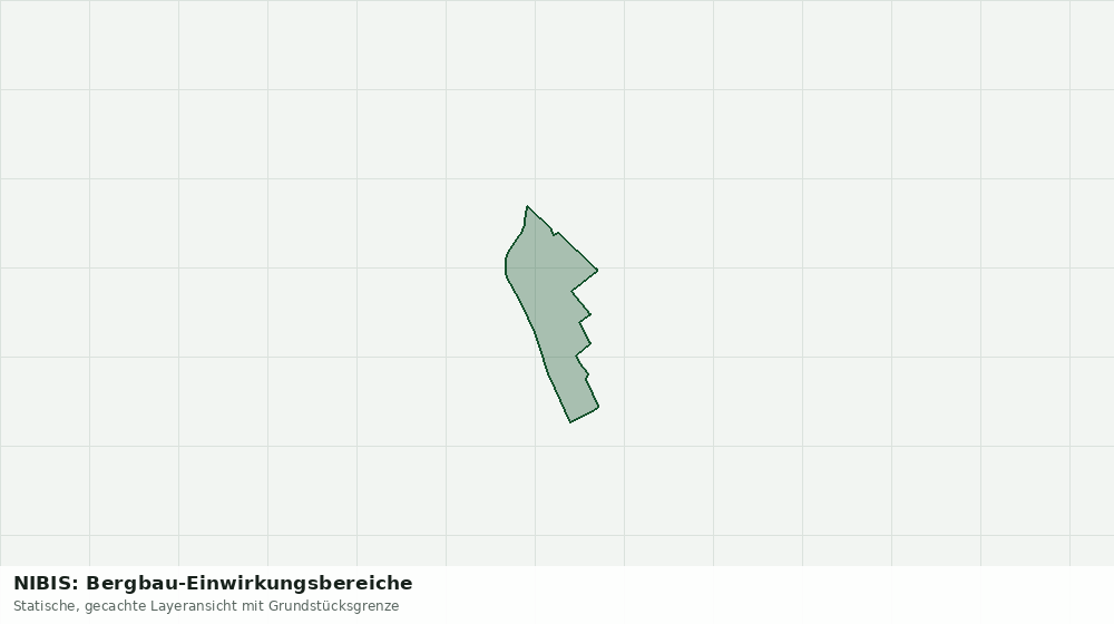Statische Kartenansicht: NIBIS: Bergbau-Einwirkungsbereiche