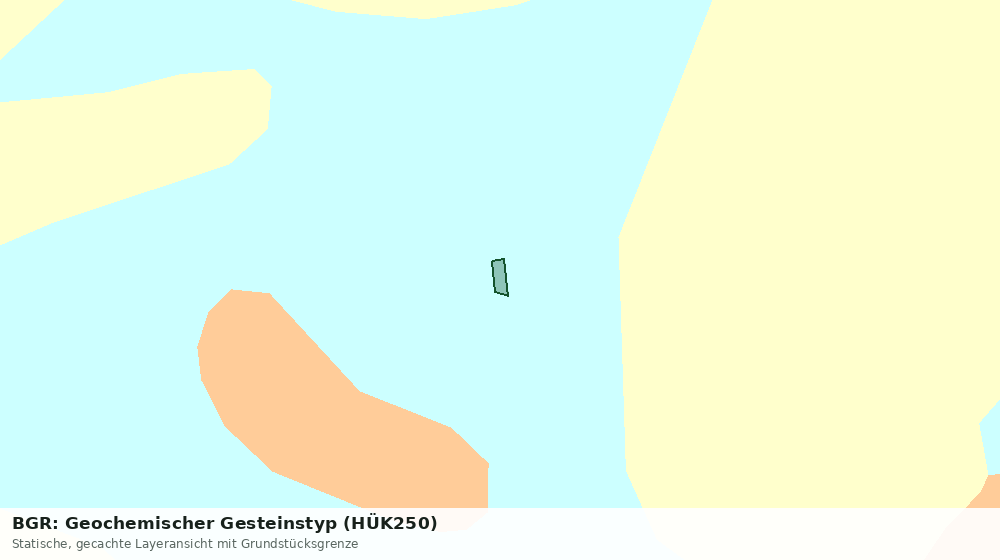 Statische Kartenansicht: BGR: Geochemischer Gesteinstyp (HÜK250)