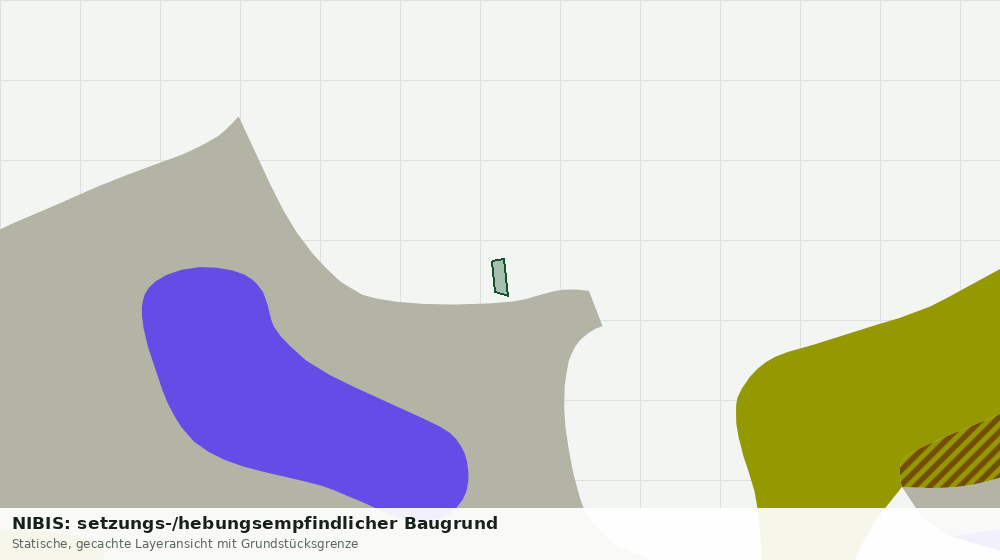 Statische Kartenansicht: NIBIS: setzungs-/hebungsempfindlicher Baugrund