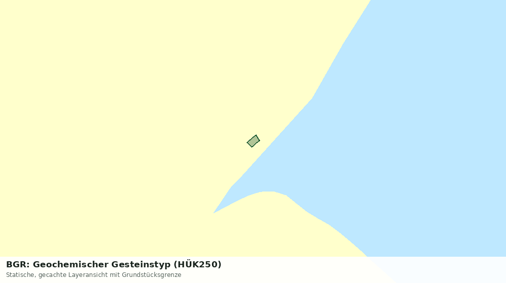 Statische Kartenansicht: BGR: Geochemischer Gesteinstyp (HÜK250)