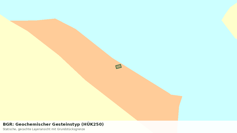 Statische Kartenansicht: BGR: Geochemischer Gesteinstyp (HÜK250)