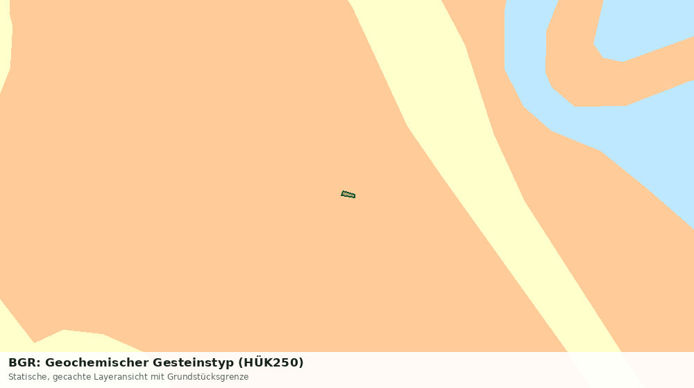 Statische Kartenansicht: BGR: Geochemischer Gesteinstyp (HÜK250)