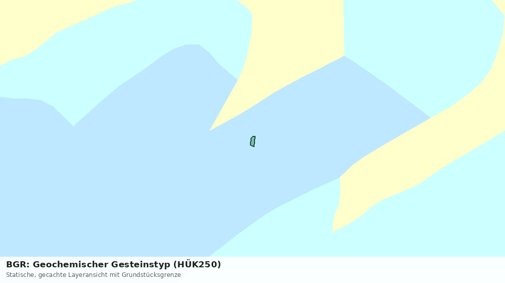 Statische Kartenansicht: BGR: Geochemischer Gesteinstyp (HÜK250)