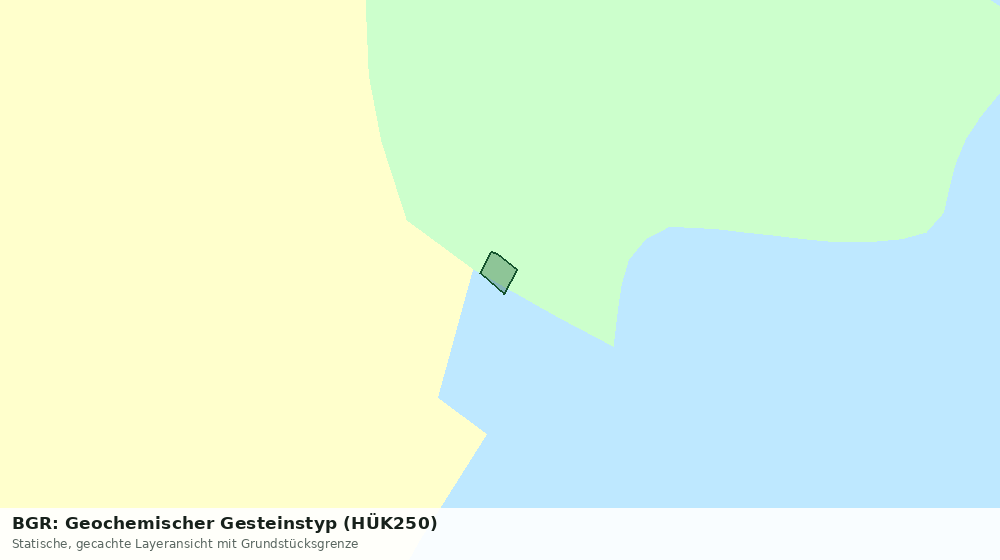 Statische Kartenansicht: BGR: Geochemischer Gesteinstyp (HÜK250)