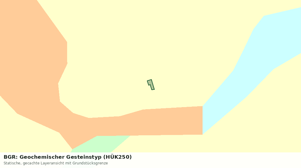 Statische Kartenansicht: BGR: Geochemischer Gesteinstyp (HÜK250)