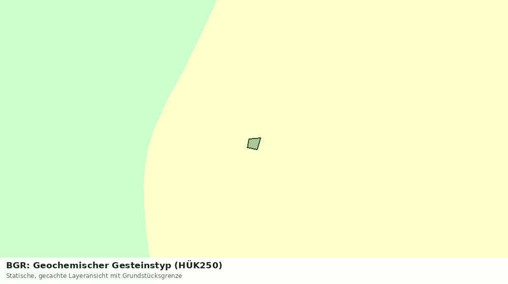 Statische Kartenansicht: BGR: Geochemischer Gesteinstyp (HÜK250)
