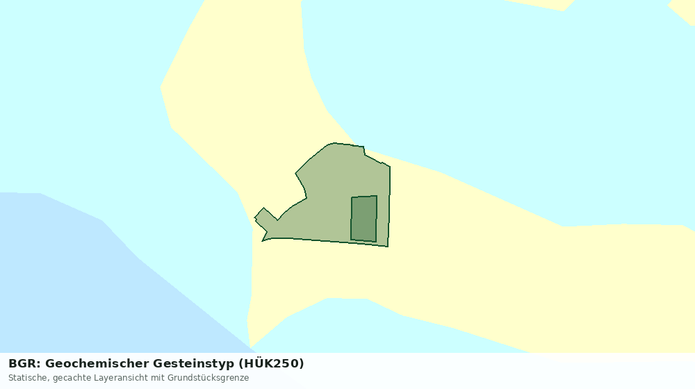Statische Kartenansicht: BGR: Geochemischer Gesteinstyp (HÜK250)