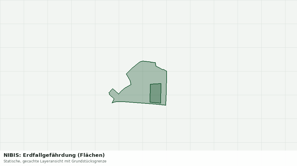 Statische Kartenansicht: NIBIS: Erdfallgefährdung (Flächen)