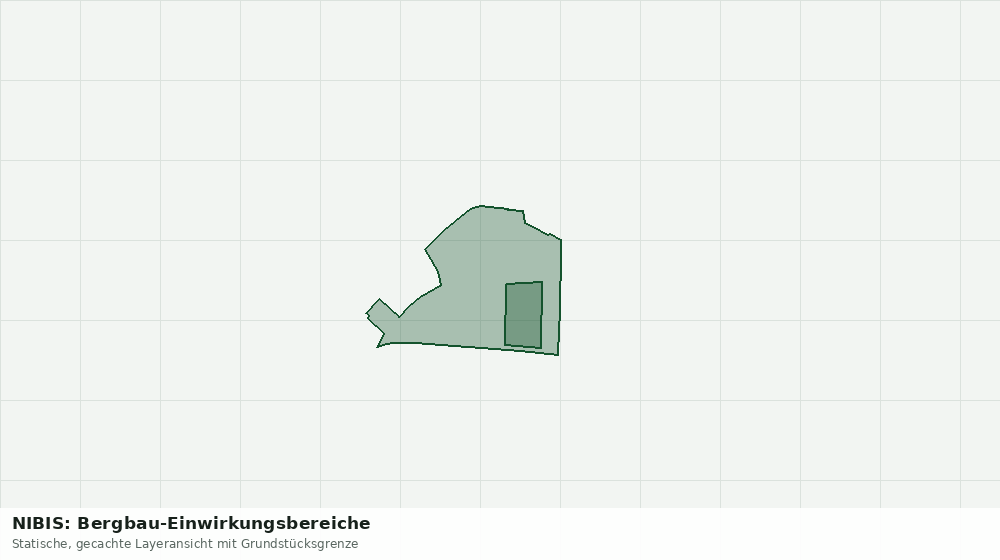 Statische Kartenansicht: NIBIS: Bergbau-Einwirkungsbereiche