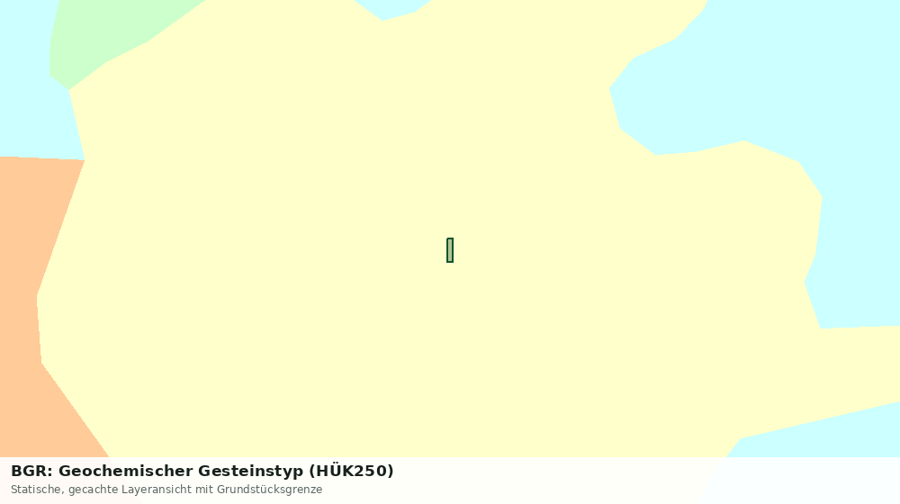 Statische Kartenansicht: BGR: Geochemischer Gesteinstyp (HÜK250)