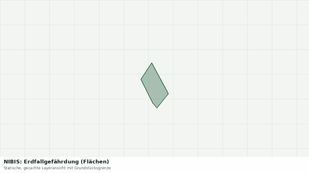 Statische Kartenansicht: NIBIS: Erdfallgefährdung (Flächen)